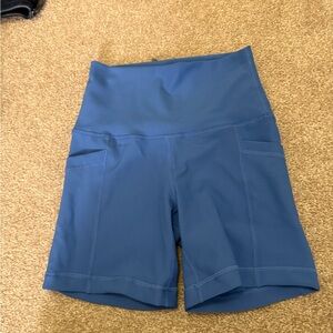 Blue biker Shorts